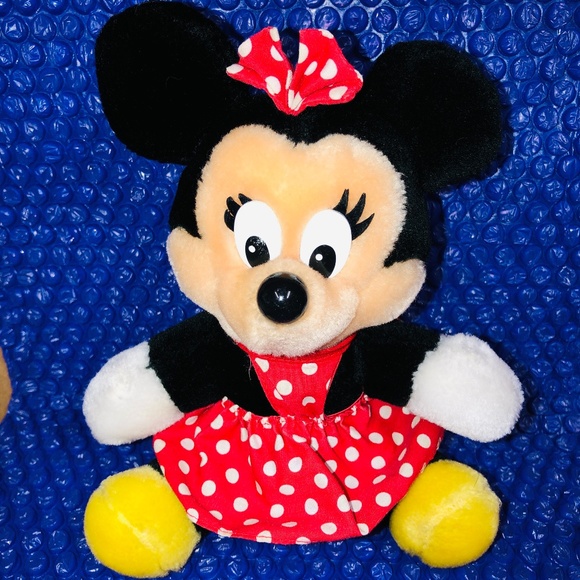 Vintage Minnie Mouse Disney World Theme Park Plush for Shelf Sitting WDW 1990's - Picture 2 of 10